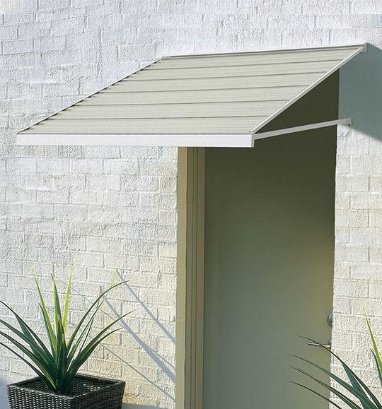 Awning Providing Shade Over Front Door — Budget Screens & Awnings in Lismore, NSW