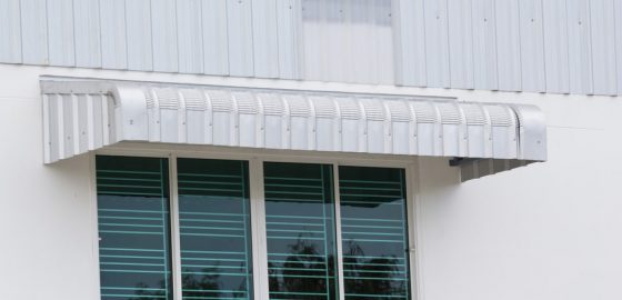 Sliver Metal Awning — Door & Window Furnishings in the Northern Rivers
