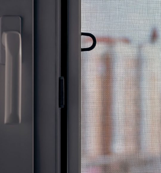 Grey door handle — Electricians in Warana QLD