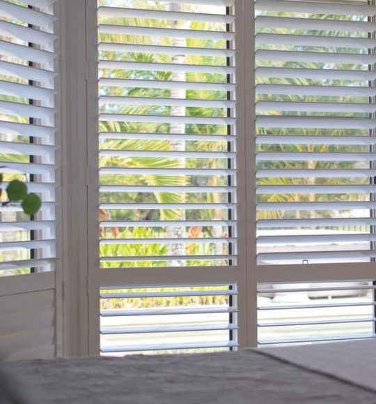 Opened blinds outdoor — Door & Window Furnishings in the Northern Rivers